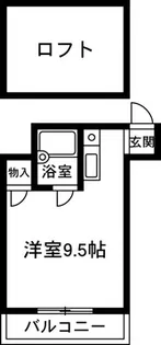 ラ・メゾンパストラル【1階】の間取り
