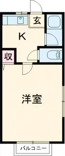 銚子屋ハイツ【1階】の間取り
