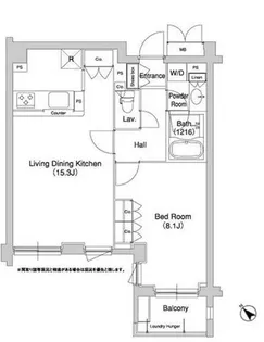 コンフォリア原宿【5階】の間取り