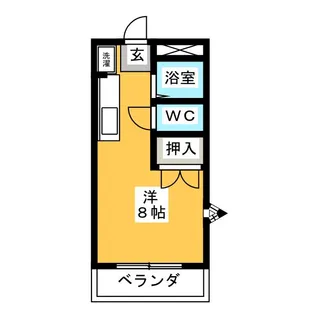 エクセル高宮【2階】の間取り