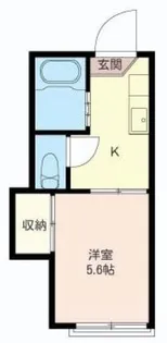 コーポ鶴野【2階】の間取り