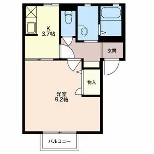 プレミールC【1階】の間取り
