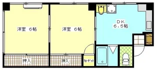 国際コーポ【5階】の間取り