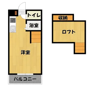 1Rの間取り画像