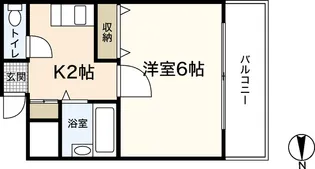 フラットモール【3階】の間取り