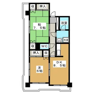 長町南424ビル【1階】の間取り
