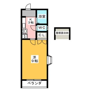 銀河鉄道【1階】の間取り