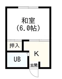 根城アパート【2階】の間取り