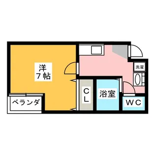 カーザ ビアンカ【2階】の間取り