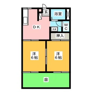 ドエル森本【1階】の間取り