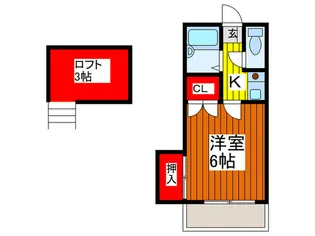 エイブルオメガ【1階】の間取り