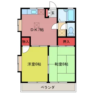サン・ウィンド【2階】の間取り