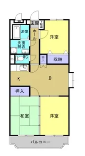 アンティム【3階】の間取り