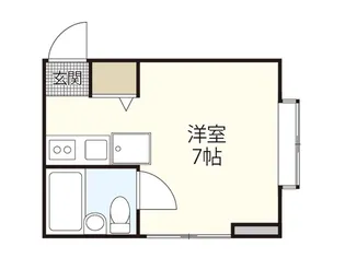 コーポ宮川【3階】の間取り