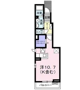 神奈川県小田原市栢山【アパート】の間取り