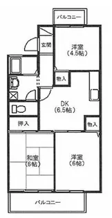 大阪府箕面市半町3【アパート】の間取り