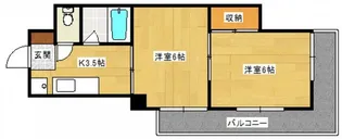 第1木本ビル【3階】の間取り