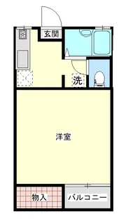 キャピタル松ヶ丘【1階】の間取り