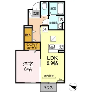 セゾン【1階】の間取り