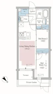 東京都文京区小石川3【マンション】の間取り