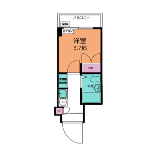 1Kの間取り画像