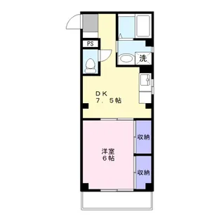 エステートピアウチダ【2階】の間取り