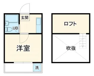 レジデンス西柴【2階】の間取り