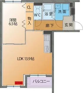 Heartful Mansion Iris【2階】の間取り