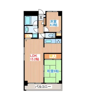 ガーネットヒルズ広瀬町【2階】の間取り