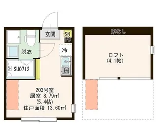 ハーモニーテラス浮間IV【2階】の間取り