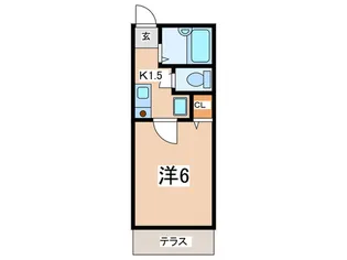 ハイステ-ジ北鎌倉【1階】の間取り
