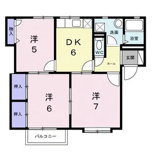 グレイスコートII【2階】の間取り