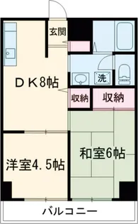 富士パークビル【5階】の間取り