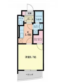 メルヴェールI【3階】の間取り