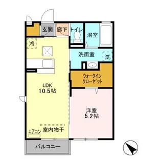 シャンテクレール I【1階】の間取り
