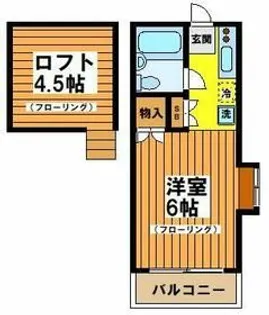 Belle Port八幡山【2階】の間取り