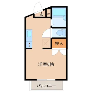 栄ミリオンコーポ第2【2階】の間取り