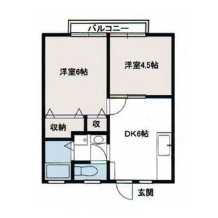 ハイムピーコック【2階】の間取り