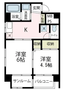 清水ビル【3階】の間取り