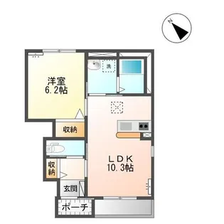 茨城県古河市坂間【アパート】の間取り