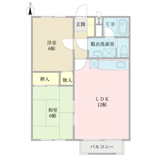 エスポワールC棟【2階】の間取り