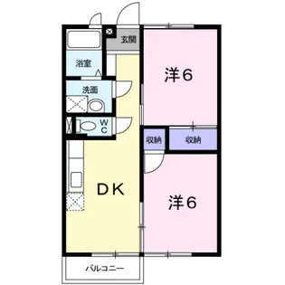 ニューグレイスヒロ【2階】の間取り