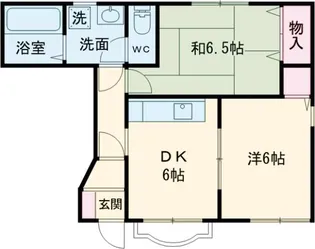 ガーデンハウスK B棟【1階】の間取り