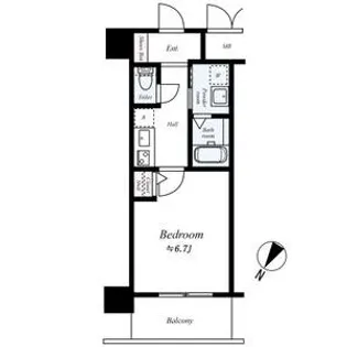 大阪府大阪市港区南市岡3【マンション】の間取り