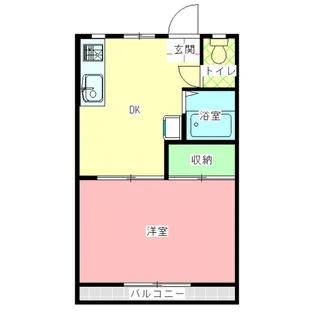 エスパル大賀【2階】の間取り