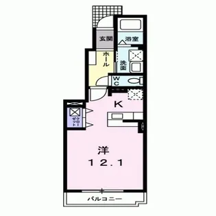 愛知県尾張旭市桜ケ丘町2【アパート】の間取り