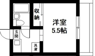 コーポラスユー【2階】の間取り