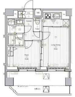 プレミアムキューブG北新宿【4階】の間取り