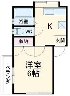 石川ハイツ【2階】の間取り