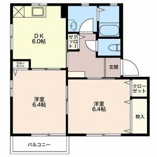 ウィズリーガーデン【2階】の間取り
